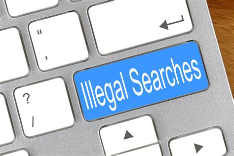 are fake searches illegal